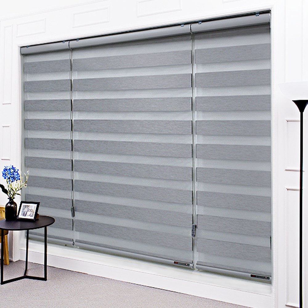 창앤롤 암막 방염 씨걸 콤비블라인드 라이트그레이 140,400원