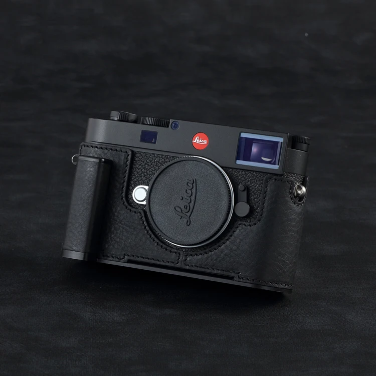 Roadfisher 빈티지 진짜 가죽 카메라 가방 보호 케이스 커버 베이스 그립 핸들 Leica M11 용 212,700원