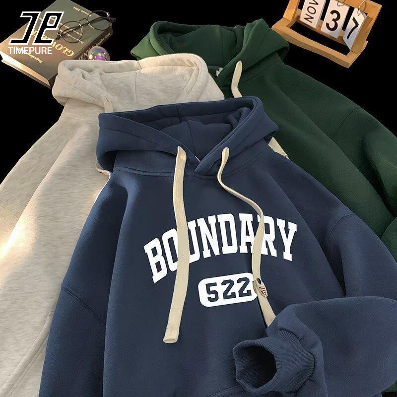 TIMEPURE 1+1+1 남녀공용 봄가을 루즈핏 기모 후드 맨투맨 아우터 후드티 43,000원