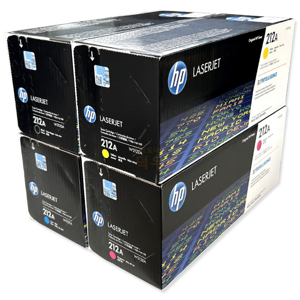 HP 212A정품토너 4색세트(W2120A 검정+W2121A 파랑+W2122A 노랑+W2123A 빨강) M554dn M555dn M555x M578dn, 1개 1,392,000원