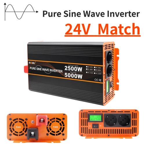 인버터 6000W, 태양광 220V 5000W, 변압기 12V, 전력 3000W, 자동차 변환기, 전압 24V, 사인파 60HZ 순수 DC-AC, 1600W, 2000W, 4000 183,670원