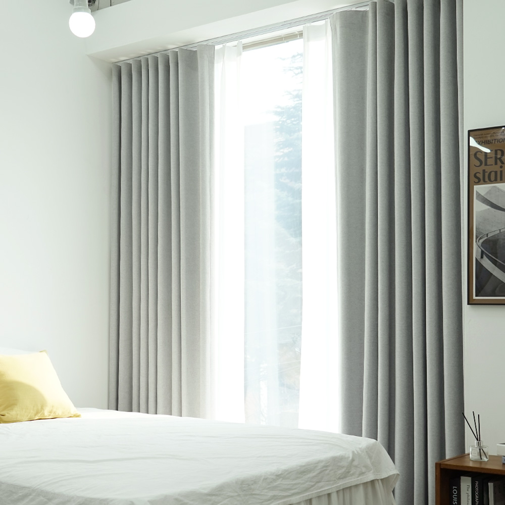 휴인홈 닉스 형상 가공 100% 암막커튼 23,000원