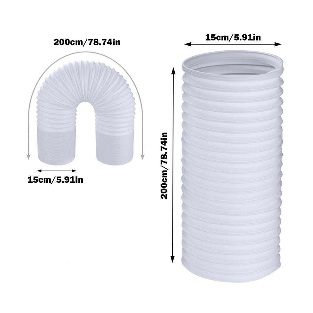 130 150MM 범용 덕트 호스 에어컨 파이프 여분의 배기 모바일 연장 31,200원