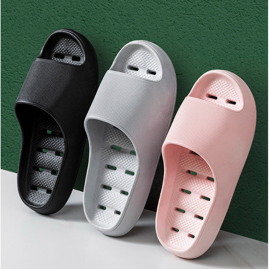 폭신한 착용감 굽 있는 컬러 디자인 항균 욕실화 미끄럼 방지 PVC 소재 물 고임 없는 뛰어난 물 빠짐, 남성그레이, 1개 16,200원