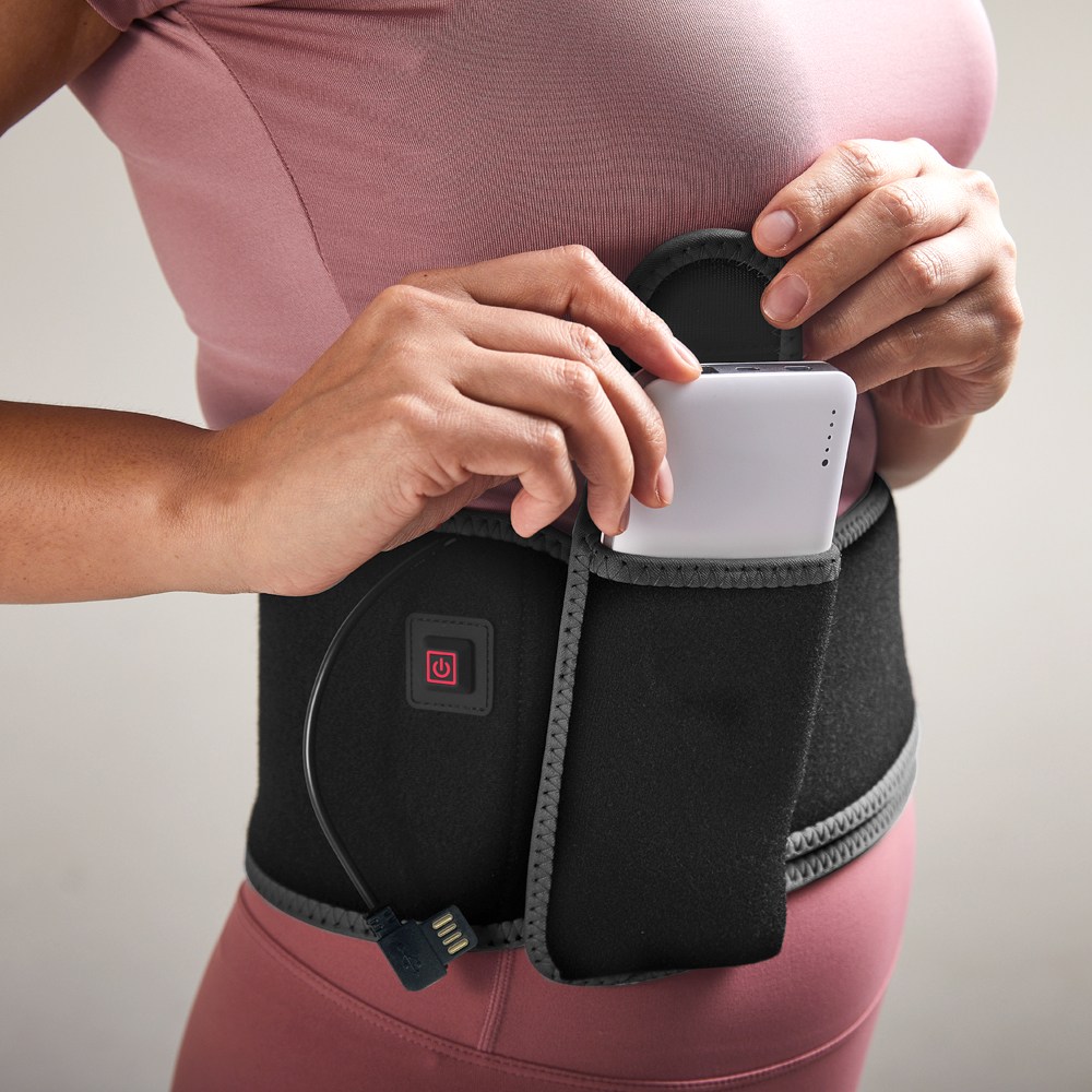 렉스웜 무선 온열밴드 허리 복부 배 원적외선 usb 전기찜질기, 스포츠(복부/허리) 109,000원