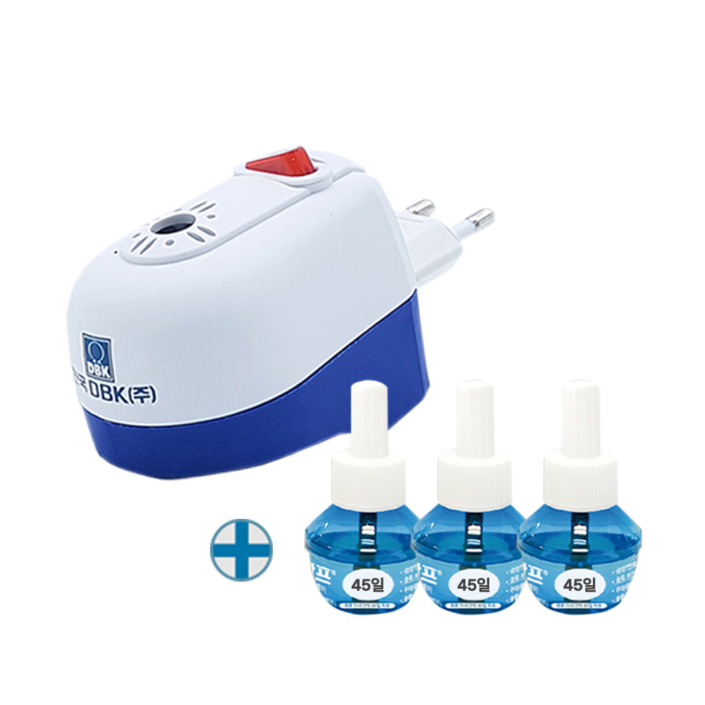 독일DBK기술 액체형모기향세트 플러그형 모기향 + 45일리필 2개, 1세트 22,730원