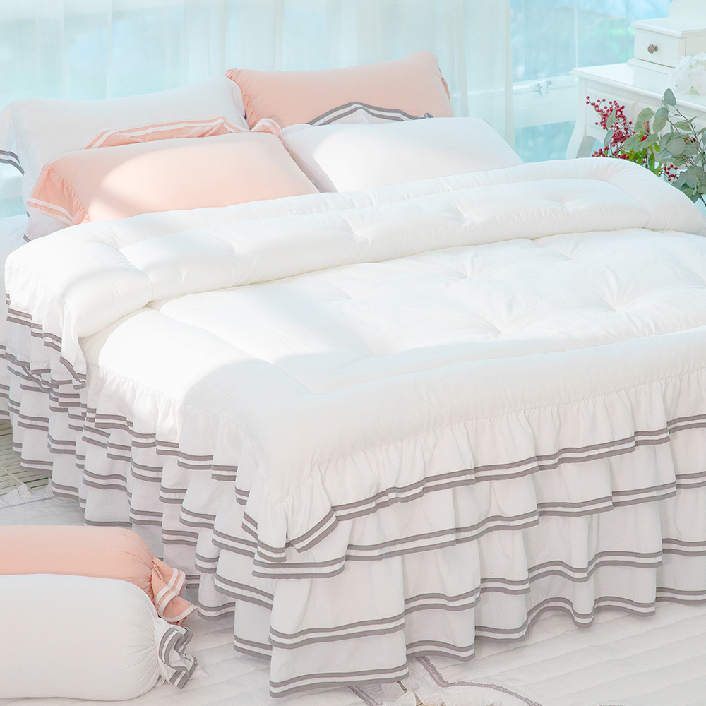 류금숙 투라인 프릴 차렵침구 숏+이중 풀세트 336,900원