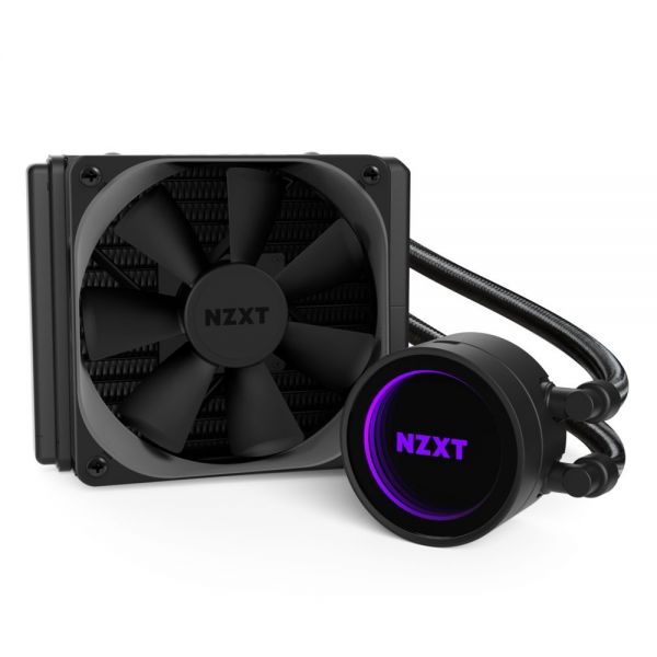 NZXT 크라켄 M22 120mm - RL-KRM22-01 AIO RGB CPU 액체 냉각기 캠 구동 인피니티 미러 디자인 강화된 확장 튜브 에어 P120mm PWM 라디에이터 157,560원