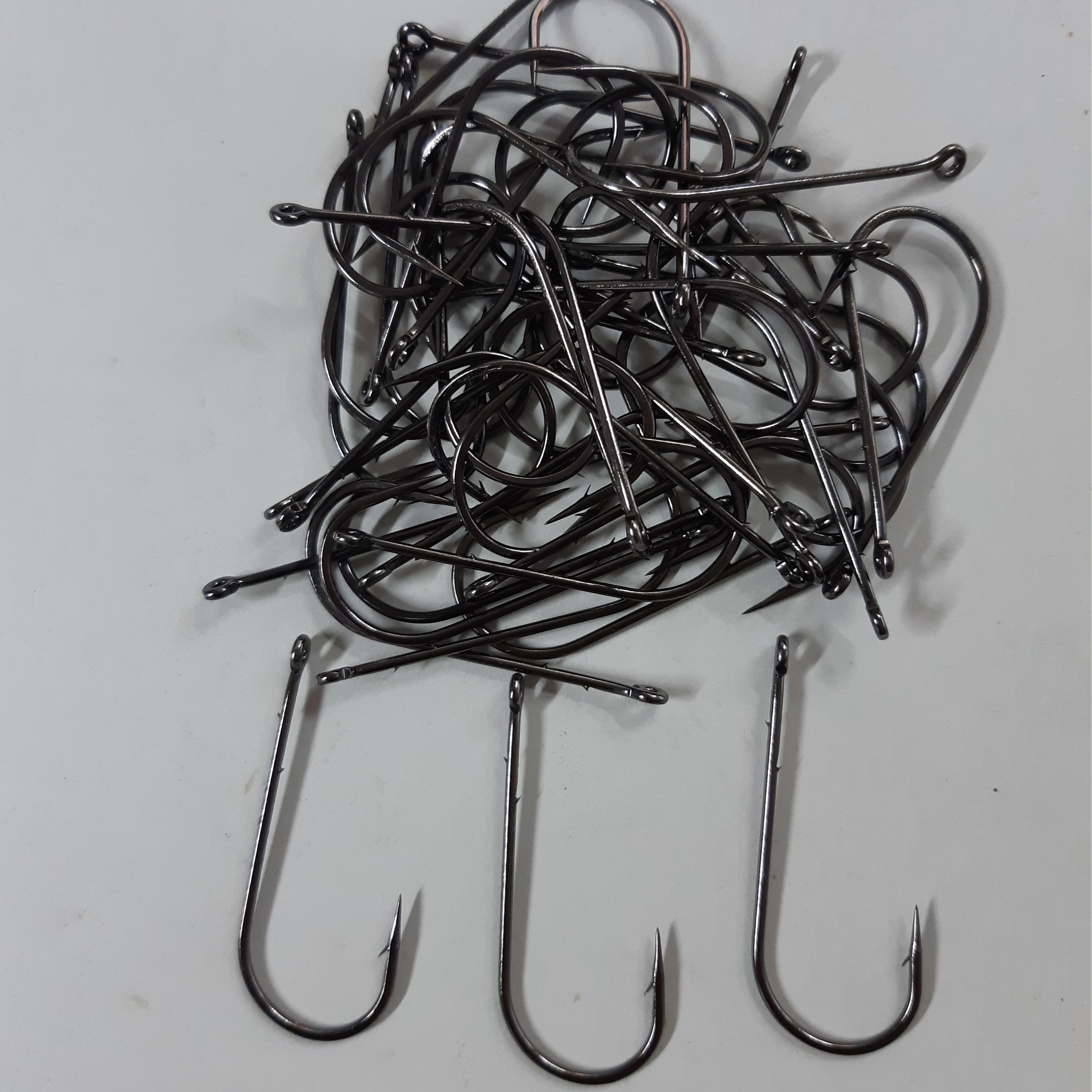 국내산 낚시 NSB 블랙니켈 스트레이트웜훅 (30개입), 1개, 30개입 4,050원