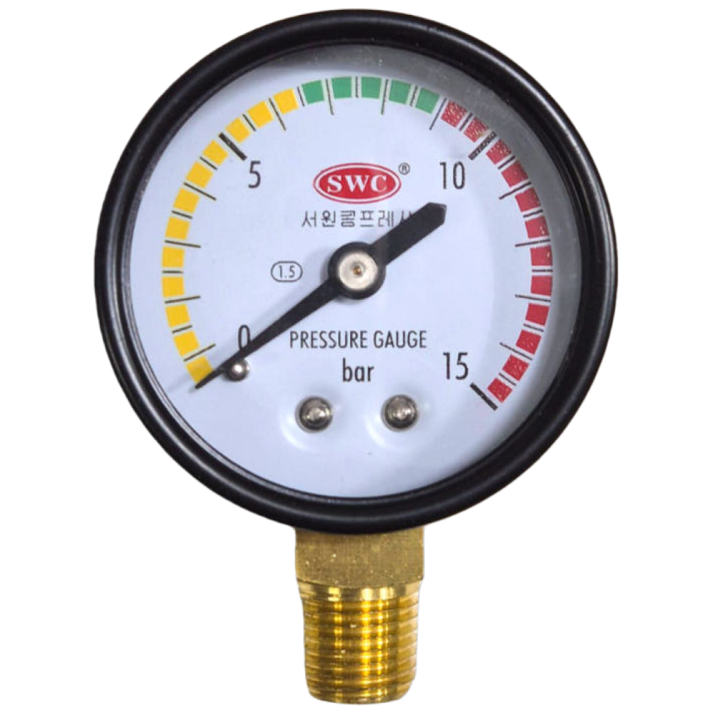 서원콤프레샤 압력게이지 압력계 콤프레샤 부품 부속, 1개 12,000원