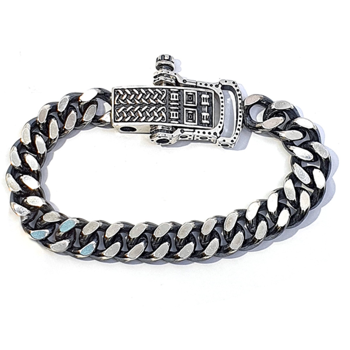 925실버 10mm 매니아 체인은팔찌 남 여 커플 체인 순은 주얼리랩 749,000원