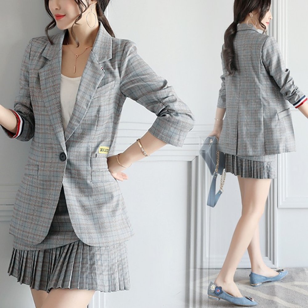 여성 린넨 투피스 자켓 반바지 정장 세트 오피스룩 여름(1+1옵션 주문수량의 2배수량 배송) 113,250원