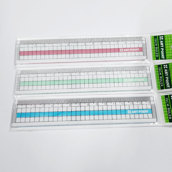 15cm방안자 교재용자 랜덤배송 투명방안자 2,620원