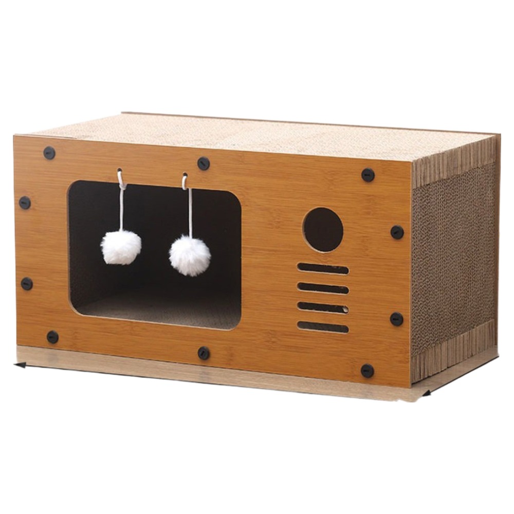 알송이 고양이 스크래치 보드 통합 집 TV 모델, 혼합색상, 1개 7,900원