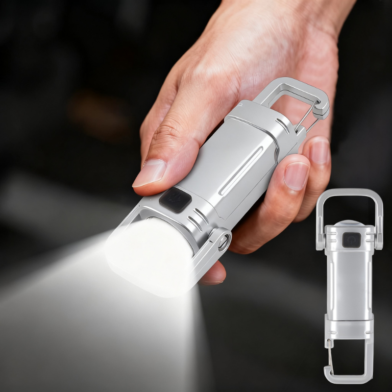 에클레어렉스 미니 휴대용 방수 열쇠고리 손전등 비상조명 20000am 5,800원