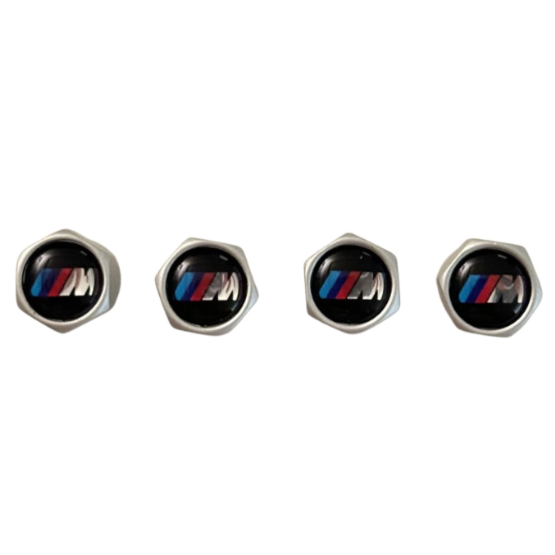 BMW 에어벨브 타이어 밸브캡 에어캡 구찌캡, M 실버, 4개 12,500원