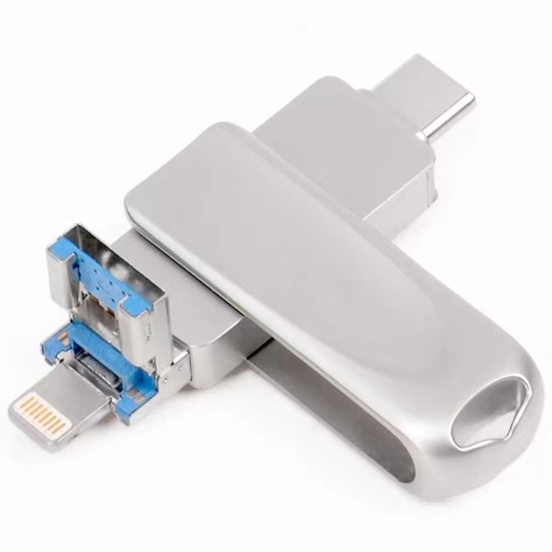 4 IN 1 대용량 OTG 아이폰 USB USB3.0 외장 메모리, 128G, 1개 35,500원