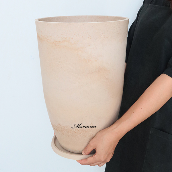 모리앤 크라프트빈티지 무광플라스틱화분+받침 2Size 24,800원