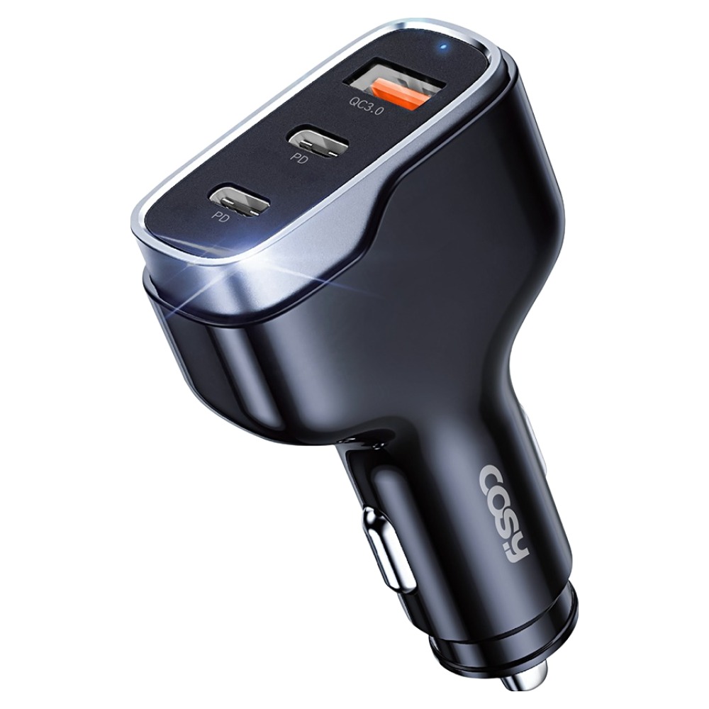 코시 84W PD QC3.0, 3포트 시거잭 차량용 초고속 충전기, 블랙, CGR4146AT 14,900원