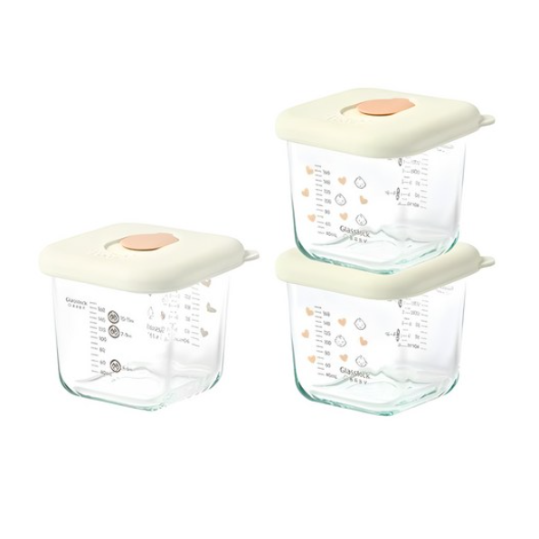 글라스락 베이비 대용량 스마일캡 눈금 이유식 보관용기 52,300원
