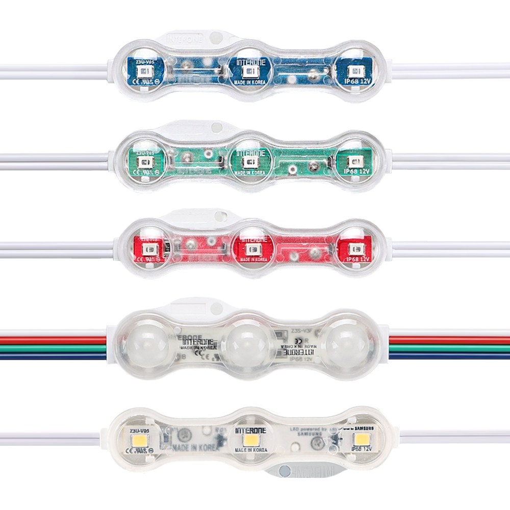 인터원 국산 LED 3구 모듈 렌즈 고효율 삼성칩 간판 방수 사인조명 99,400원