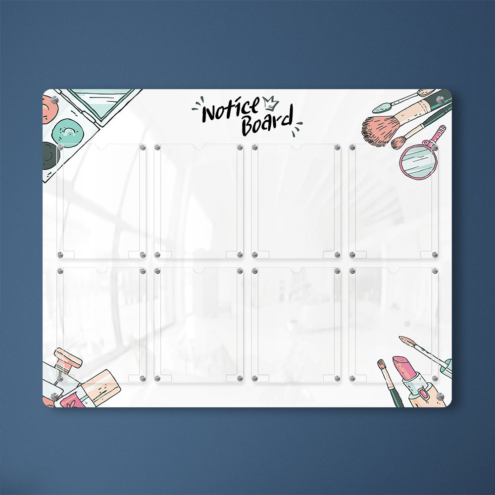 A4 게시판 아크릴 8구 학원 알림판 엘리베이터 안내문 아파트 승강기 안내판 학교 학급 공지 환경판 370,800원