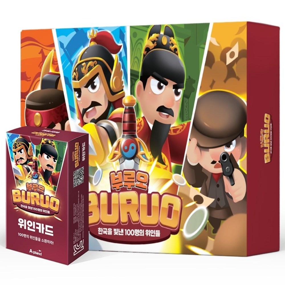 부루오 한국을 빛낸 100명의 위인들 위인카드+보드게임, 단품 52,800원