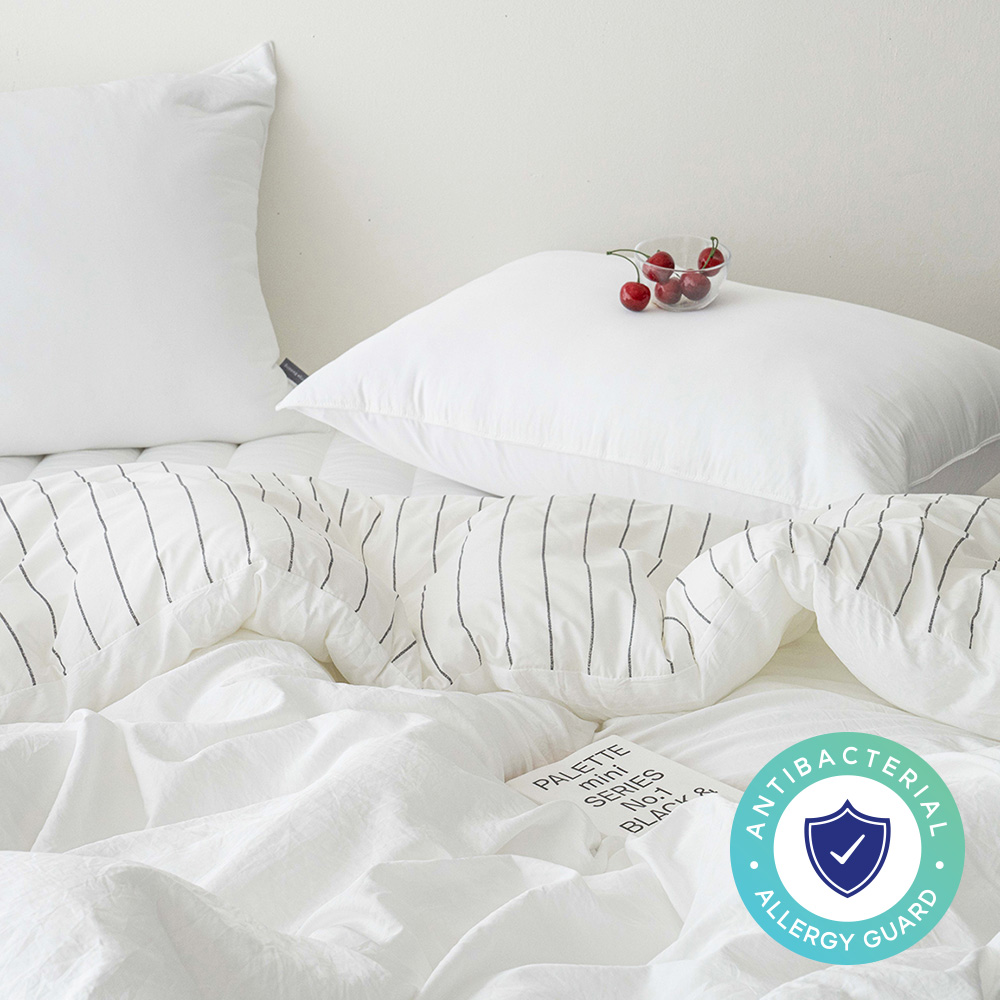 클라우드 알러지케어 저소음 차렵이불세트 AllergyGuard 사계절 S/Q/K/CK 8컬러 136,900원