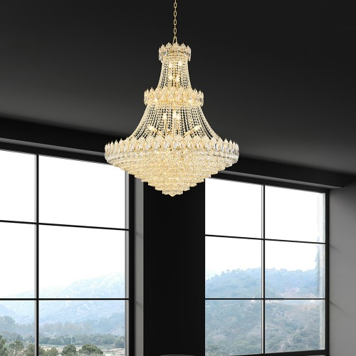 JB타워29등 크리스탈 샹들리에조명 호텔로비 대형크리스탈조명 전구별도 3,750,000원