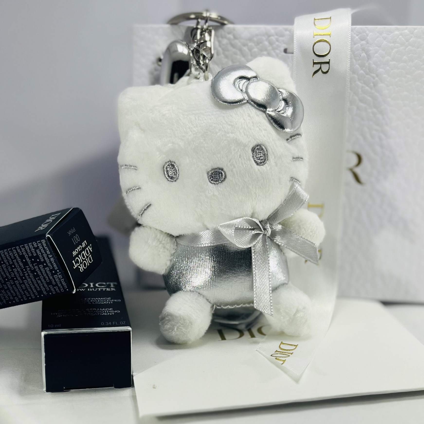 산리오 정품 키티실버키링 실버키티 키티 키링 10cm 9,900원