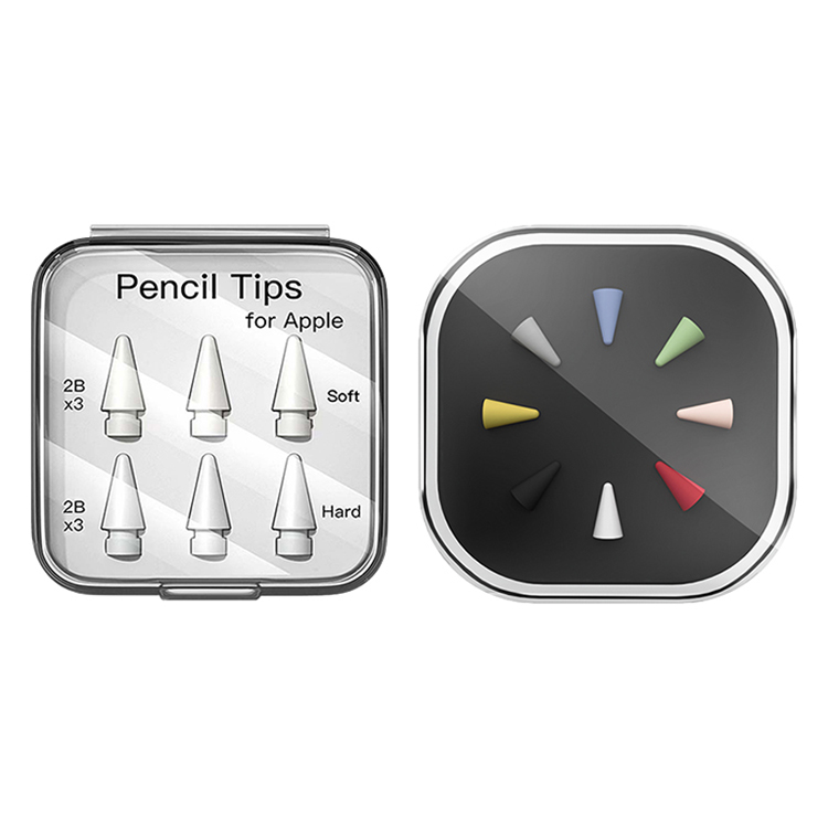 셀리코 애플펜슬 펜촉 1 / 2 세대 2B 6p + 고성능 실리콘 보호 팁 8p 세트 12,500원
