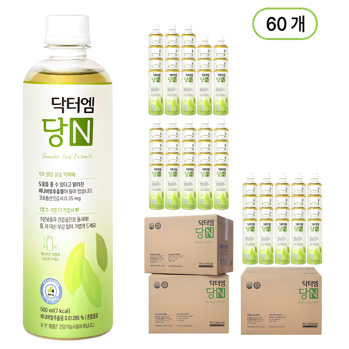 닥터엠 당N 500ml 3박스 바나바잎 추출물 차 음료, 60개, 500ml 132,000원