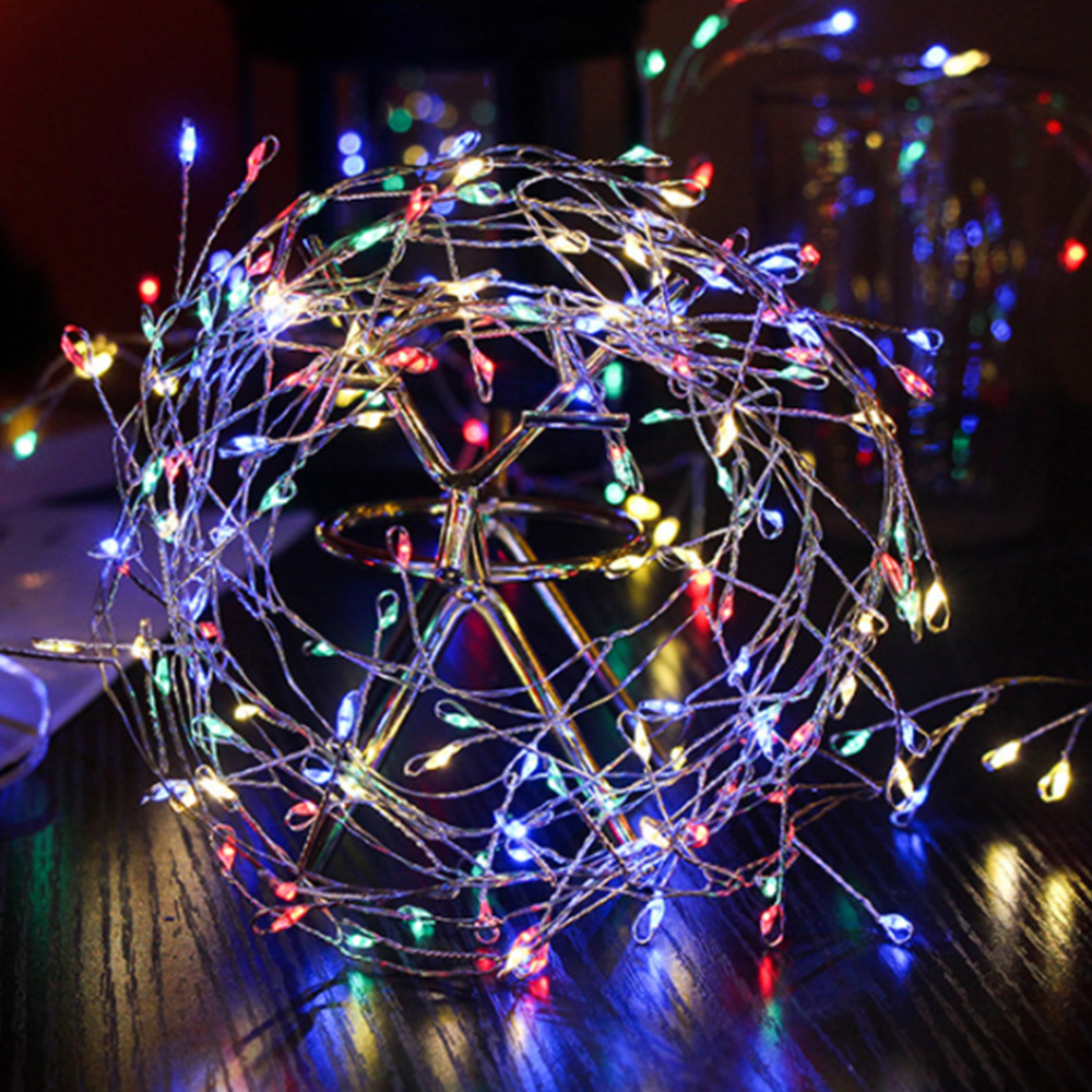 21세기트랜드 와이어 폭죽 지네 줄조명 800구, 실버 + 칼라, 24m, 1개 46,800원