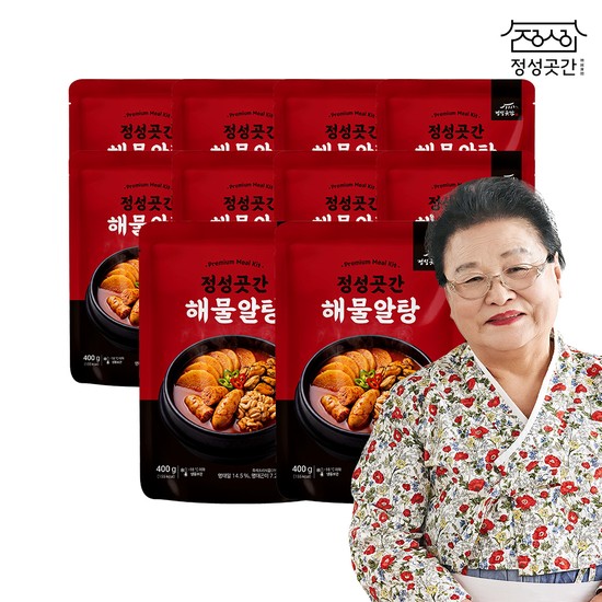 정성곳간 명인 강순의 해물알탕 400g 10팩, 400g, 10개 65,900원