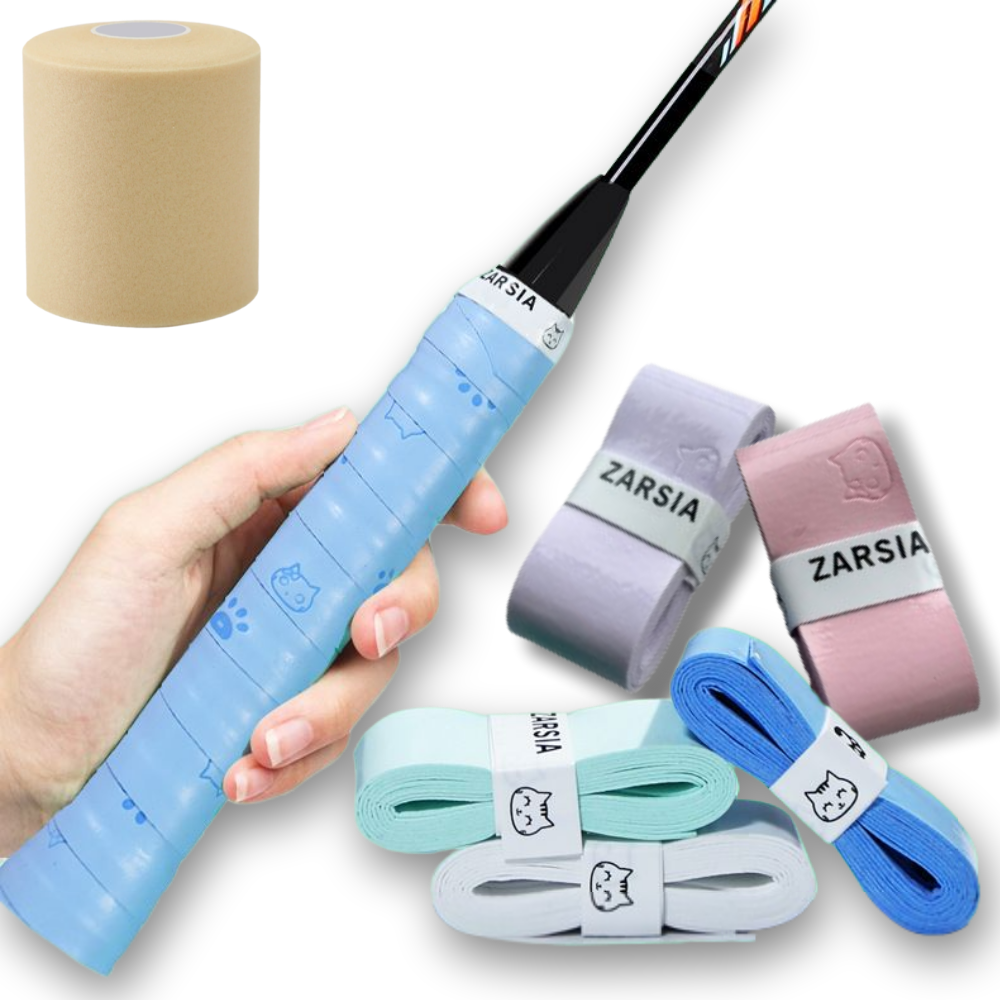 한비몰 논슬립 땀흡수 고양이 라켓 그립 테이프 5p, 1세트, 혼합색상 16,000원