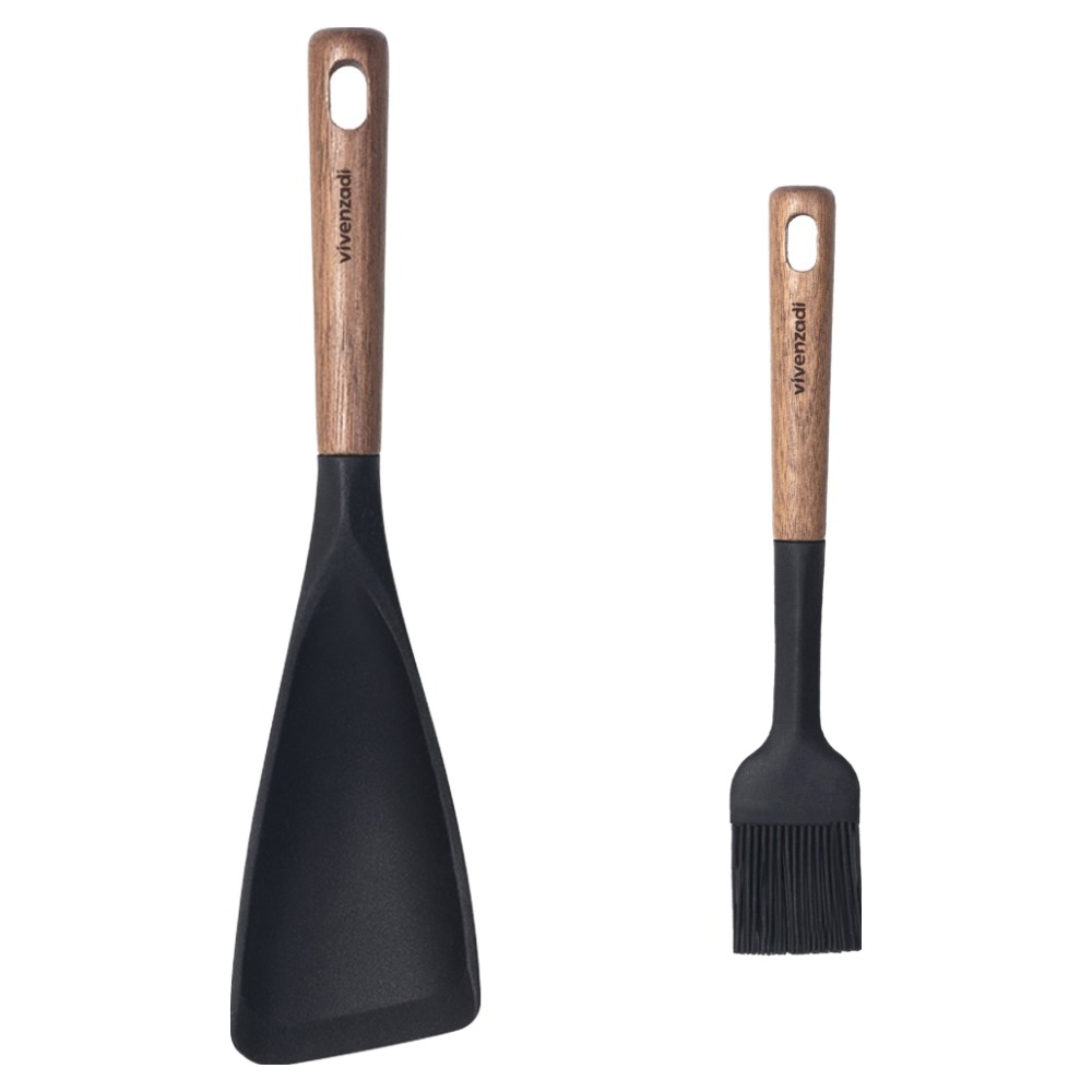 비벤자디 월넛 실리콘 조리도구 2종 세트 11,800원