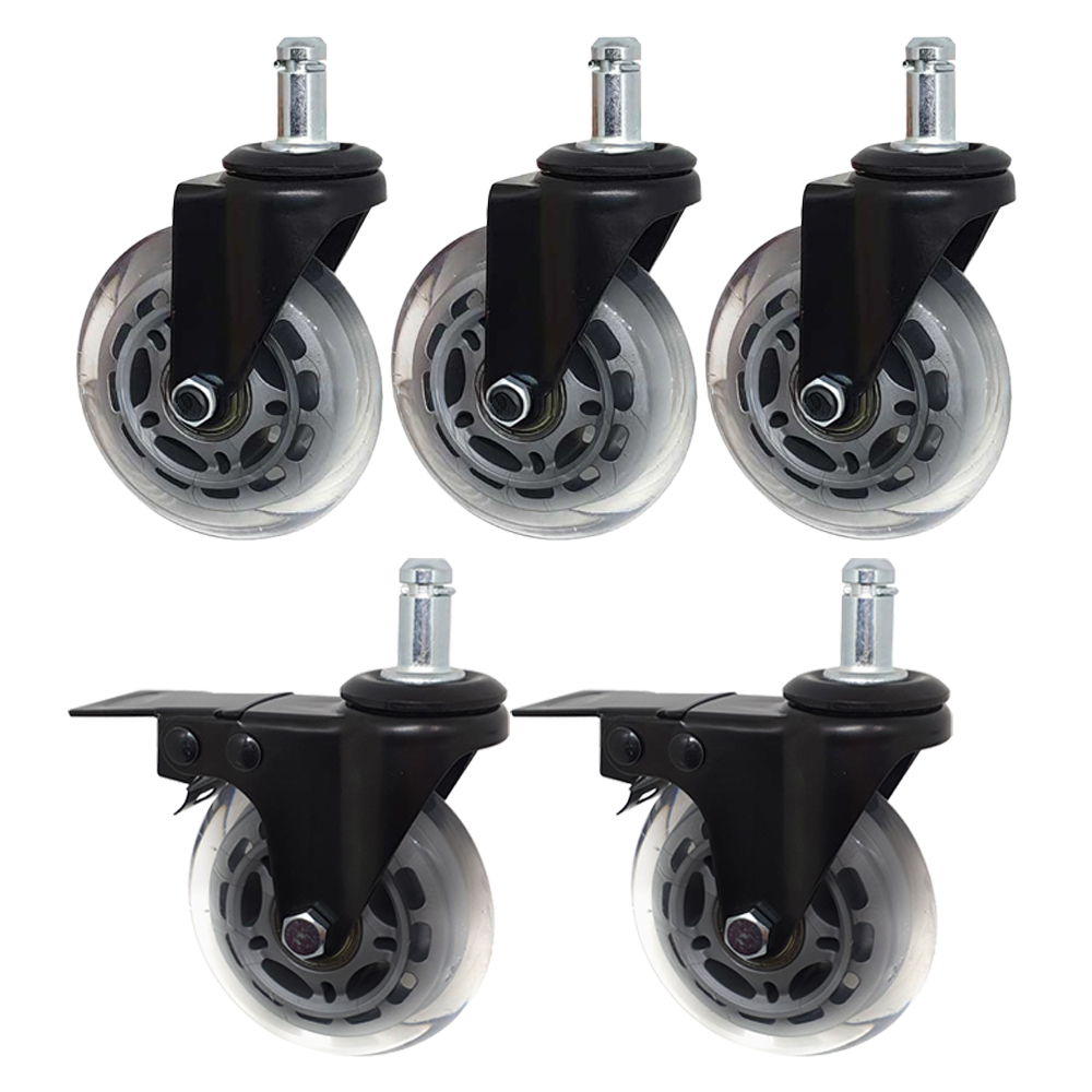 엠파이어 무소음 2중 베어링 고급형 바퀴 회전 RH3R11 3p + 브레이크 RH3R11BK 2p 세트 16,000원