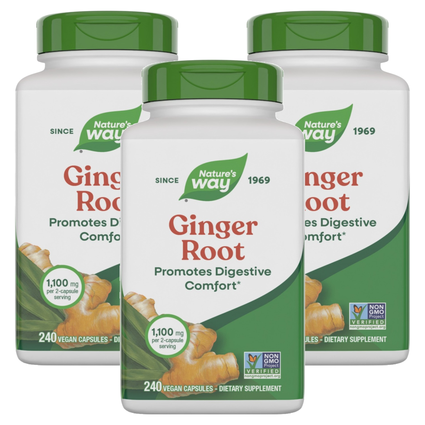 네이쳐스웨이 생강 뿌리 1100mg 베지테리안 캡슐 62,130원