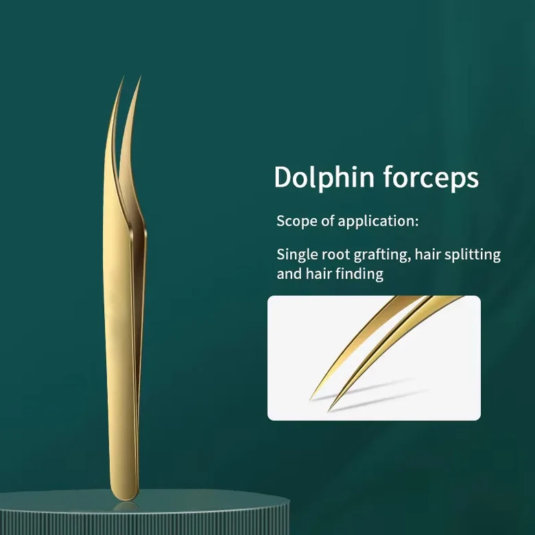 고정밀 속눈썹 핀셋 세트 - 클래식 개별 및 볼륨 속눈썹 연장을 위한 스테인레스 스틸 속눈썹 핀셋 3개 포 7,300원