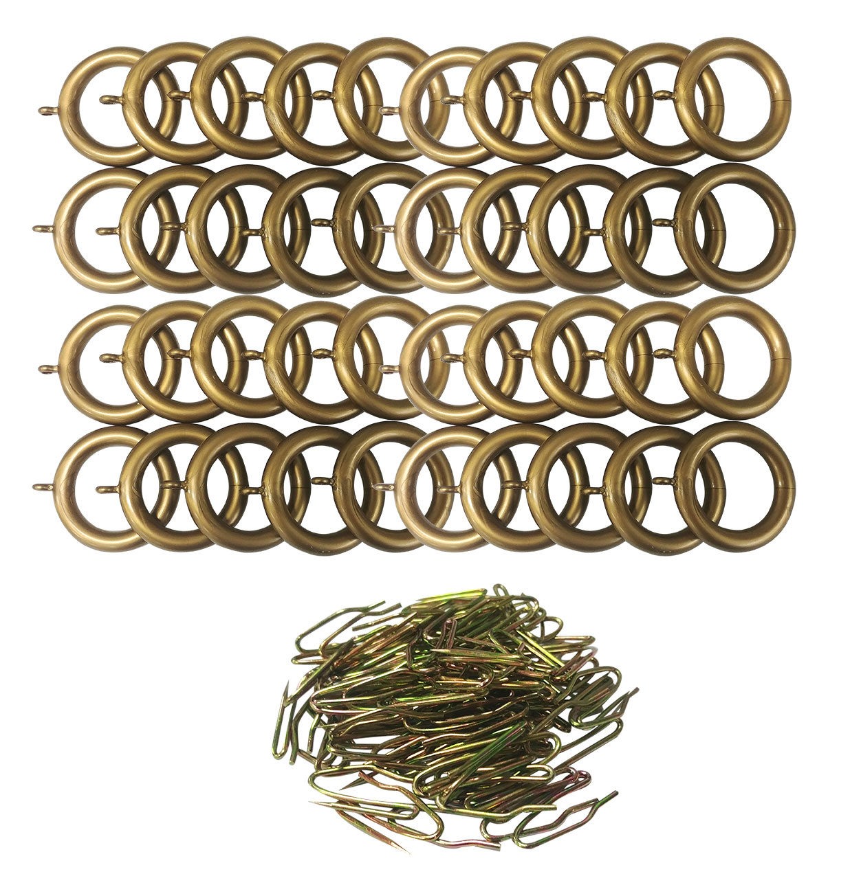 썬데코 커튼링 40개 25mm + 핀 40개 6,300원