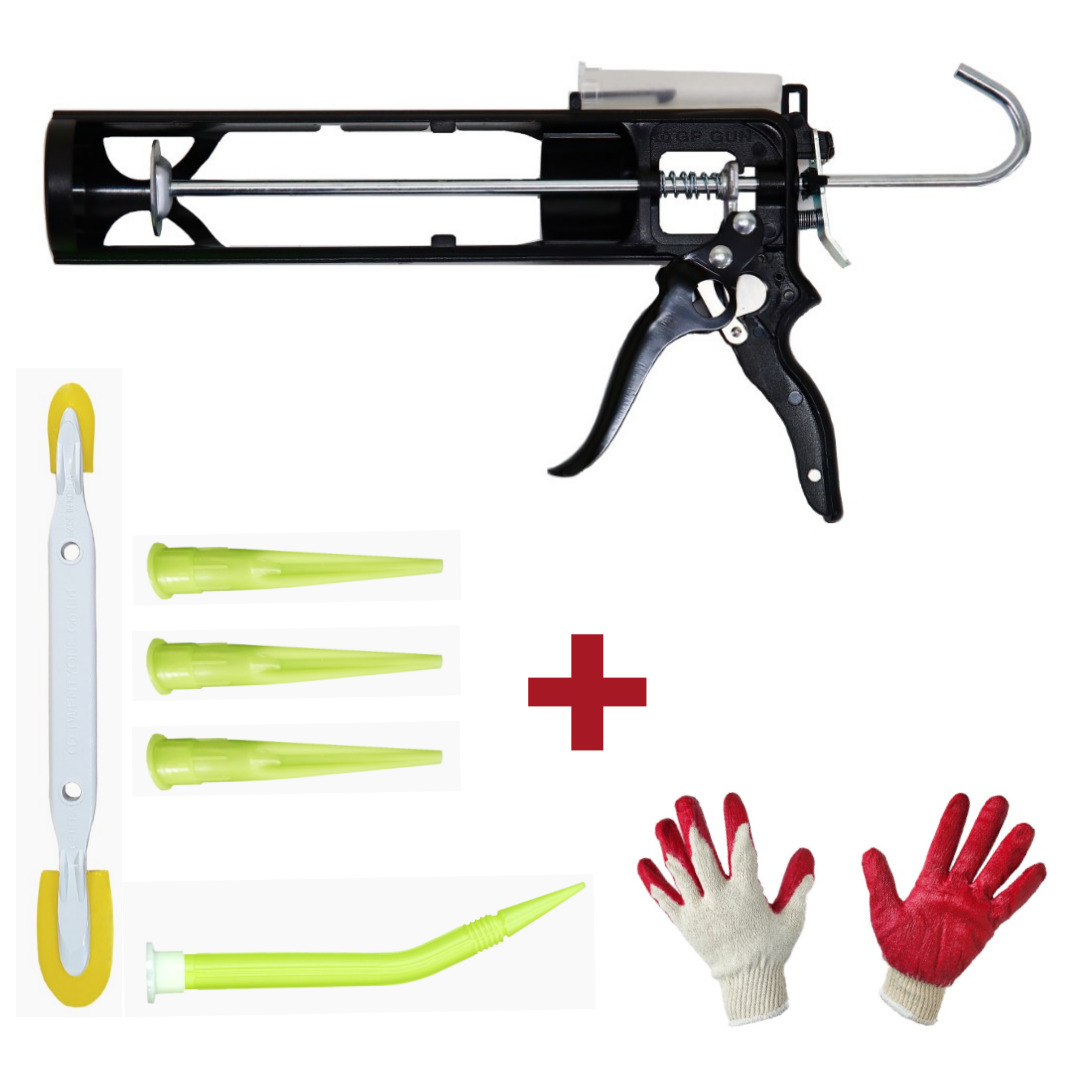 INVEN* GP 고급 스탑건 스탑 실리콘 건 STOP GUN (헤라55 +각도노즐+실리콘캡) 내구성 3중조절 흐름방지@안전2중포장@ 8,500원