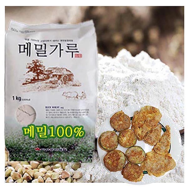 봉평원 메밀가루(메밀100프로)-1kgx1봉 (부침가루) 38,500원