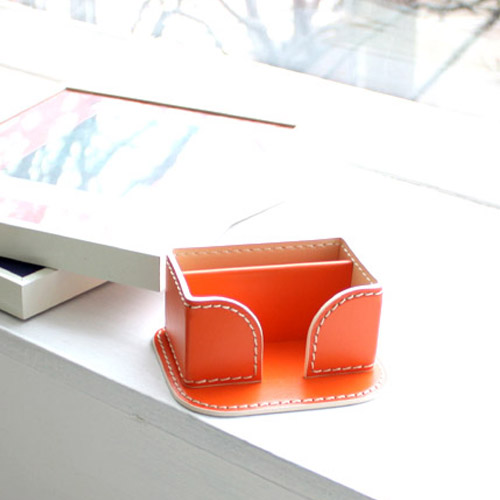 아리아라 가죽 데스크 다용도 홀더/명함홀더, 블랙 29,800원