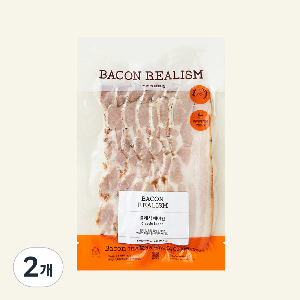 [로켓프레시] 베이컨리얼리즘 클래식 베이컨, 200g, 2개 31,810원