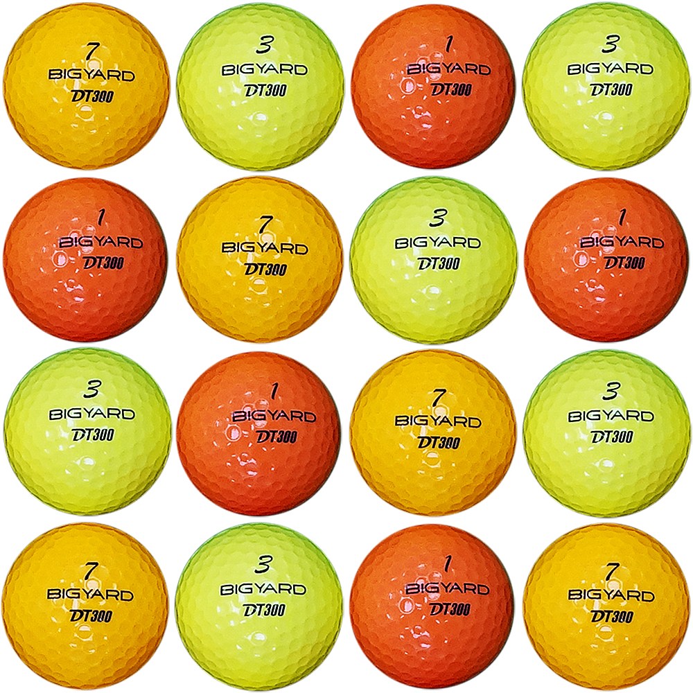 빅야드 DT 300 컬러혼합 3피스 A+급 로스트볼 16개, 1세트, 컬러, 16개입 22,700원