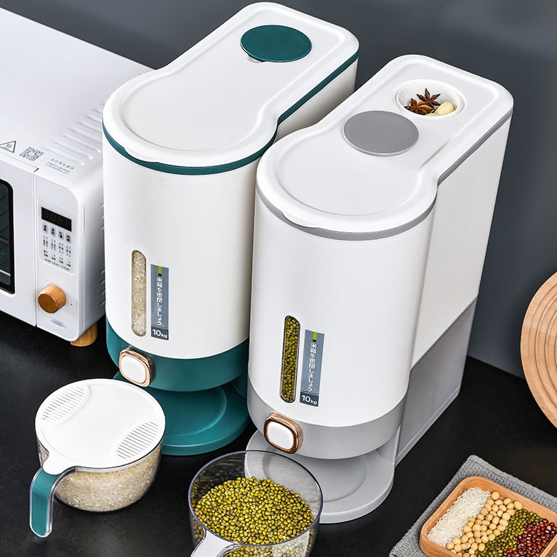 진공쌀통 쌀보관통 쌀항아리 신선한 곡물 5kg 그레이 29,500원