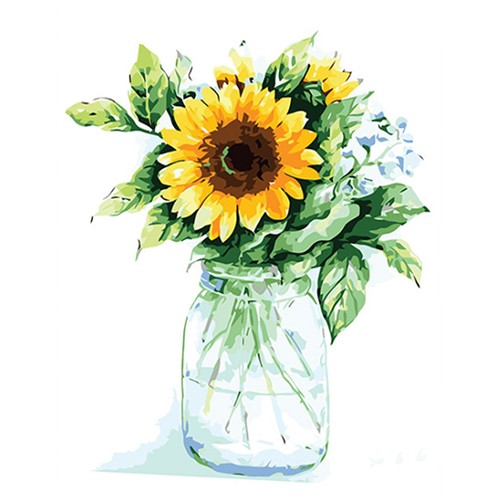 해바라기유리병 명화 세트 A-053 DIY 중형 유화그리기 40x50 리빙듀오 쉬운, 1개, 상세페이지 참조 13,140원