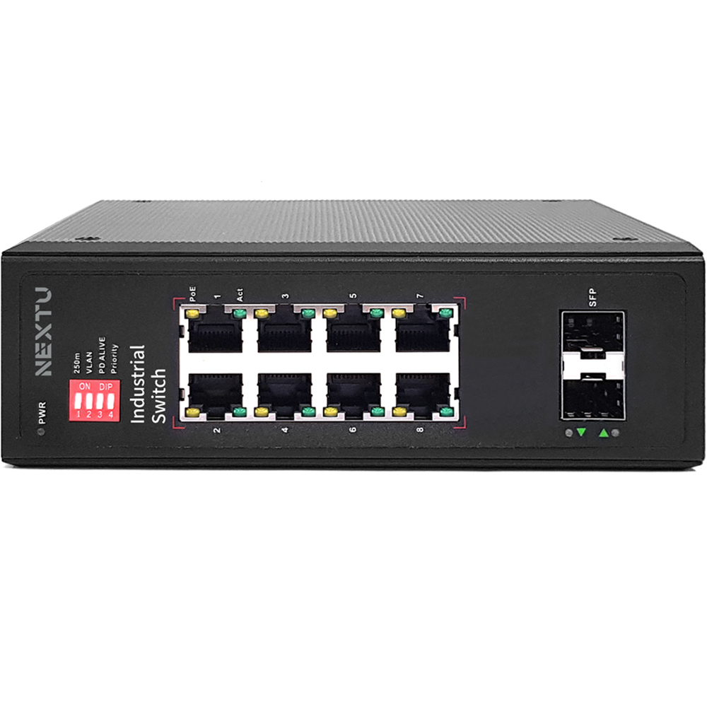 넥스트유 산업용 기가비트 8포트 PoE 25FP 스위칭허브 259,500원