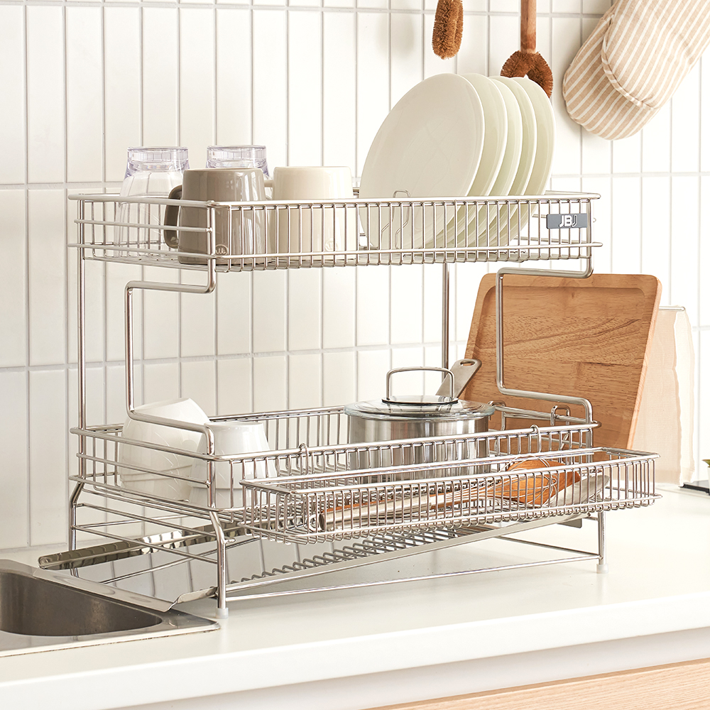 제이비제이 올인원 올스텐 식기건조대 측면 물빠짐형 107,000원