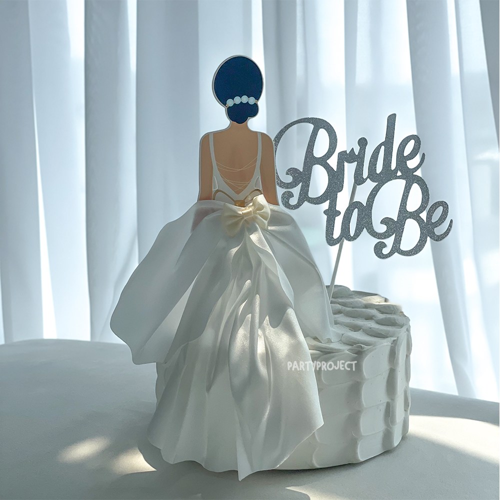 브라이덜샤워 토퍼 세트 웨딩드레스 신부 데코픽 7,320원